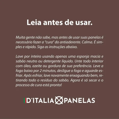Conjunto de Panelas 10 peças Disegno Marrom - DITALIA PANELAS - Imagem 5