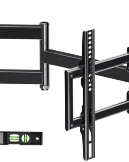 HCMOUNTING Braço longo de suporte de parede para TV de canto para TVs de 43