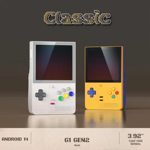 Retroid Pocket Classic Retro Handheld Game Console, 3.92" OLED Touchscreen, Portable Android Gaming Handheld with 6+128GB, 5000mah Battery, Android 14, WiFi 5 Classic Games Console - Imagem 3