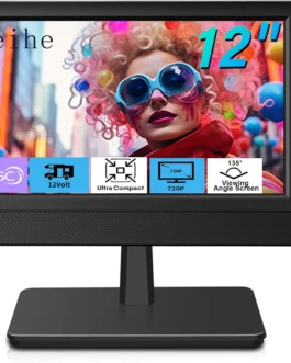 Feihe Tv Pequena Portátil De 12 Polegadas Com Tela Hd, Portas Hdmi E Usb, Sintonizador Digital Integrado E Design Compacto Para Uso Doméstico, Cozinha, Trailer E Viagens