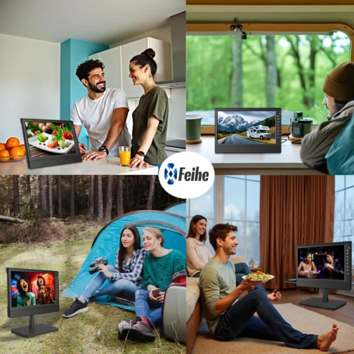 Feihe Tv Pequena Portátil De 12 Polegadas Com Tela Hd, Portas Hdmi E Usb, Sintonizador Digital Integrado E Design Compacto Para Uso Doméstico, Cozinha, Trailer E Viagens - Imagem 10