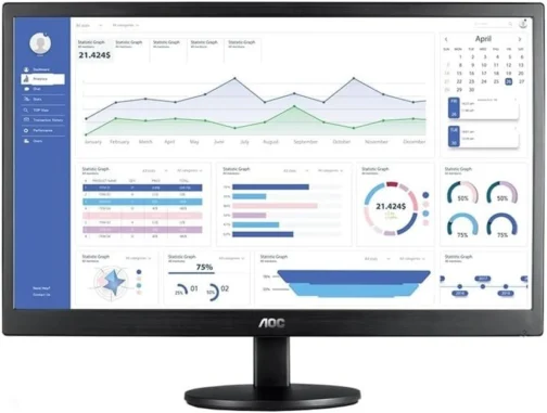 Monitor Aoc 18.5" Led Vga e Hdmi - Imagem 2