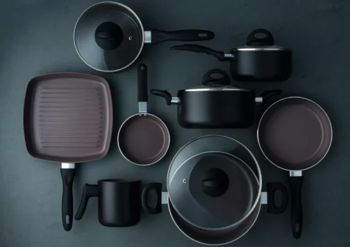 Brinox - Jogo de Panelas 8 Peças Ceramic Life Smart Plus - Preto - Imagem 3