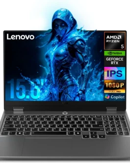 Lenovo LOQ Laptop para jogos Full HD de 15,6 polegadas, AMD Ryzen 5 7235HS, 16 GB de memória, NVIDIA GeForce RTX 4050, SSD de 512 GB, cinza Luna