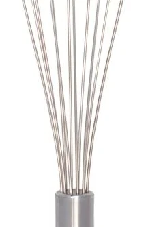 Mimo Style Batedor de Ovos e Massas Fouet, Inteiramente em Aço Inoxidável, Excelente Durabilidade e Belo Design, Útil Para Diversas Receitas Como Massas de Bolo, Tortas, Pães, Cremes, Claras em Neve