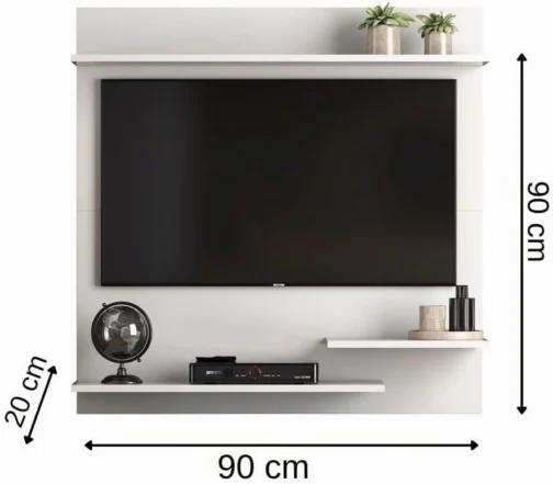 Painel Televisão Até 32 polegadas Smart Plus Alto Brilho MADRI (branco) - Imagem 4