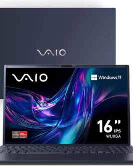 Notebook VAIO FE16 AMD Ryzen 5-5625U Windows 11 Home 32GB RAM 512GB SSD Wi-Fi 6 Tela 16” IPS WUXGA Antirreflexo – Cinza Grafite – VJFE69F11X-B1011H – Permite upgrade de memória RAM e SSD