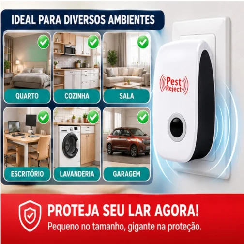 Repelente Eletrônico Ultrassônico Anti-Pragas Bivolt - Imagem 6