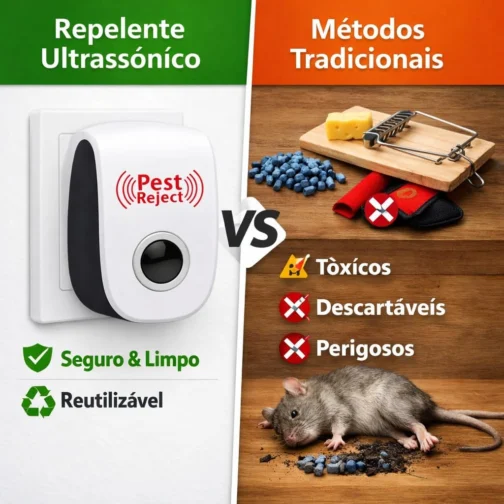 Repelente Eletrônico Ultrassônico Anti-Pragas Bivolt - Imagem 7