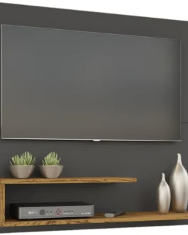 Painel Estante para Tv Home Oralndo Smart 32 Polegadas Nicho Sala Quarto (Preto)