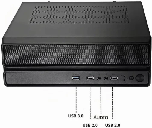 Mini PC Desktop, Intel Core i5, 8GB RAM, SSD 240GB, Wi-Fi, Compacto - Imagem 5