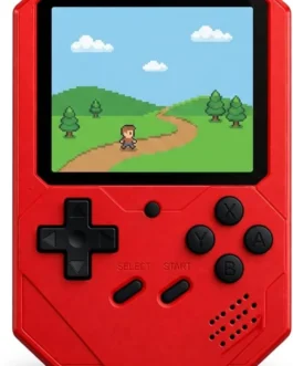 Vídeo Game Portátil | Console Integrado com muitos jogos | Tela Colorida | Portátil | Uso Infantil e Adulto (Vermelho)