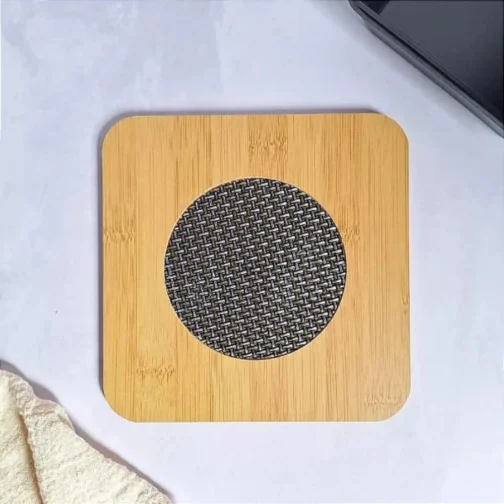 Kit 4 Descansos de Panela em Madeira Quadrado - Suportes de Bambu para Panela Quente - Proteção de Mesa - Utensílio de Cozinha Antiderrapante Resistente ao Calor - Shop100 - Imagem 8