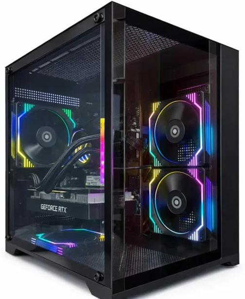 PC Gamer Live Ryzen 5 5500, 16GB RAM RGB, NVME M.2 500GB, RTX 3050 6GB, Gabinete com 4 Ventoinhas RGB - Imagem 2