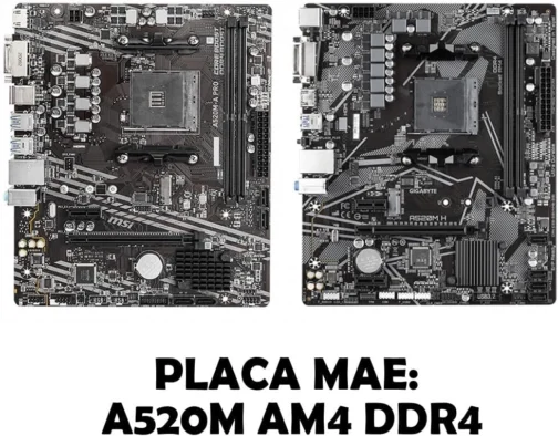 PC Gamer Live Ryzen 5 5500, 16GB RAM RGB, NVME M.2 500GB, RTX 3050 6GB, Gabinete com 4 Ventoinhas RGB - Imagem 5