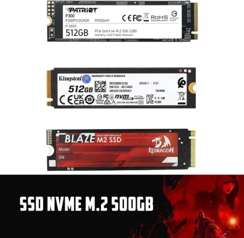 PC Gamer Live Ryzen 5 5500, 16GB RAM RGB, NVME M.2 500GB, RTX 3050 6GB, Gabinete com 4 Ventoinhas RGB - Imagem 7