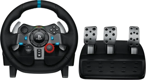 Volante e Pedais Logitech G29 Driving Force com Force Feedback para PS5, PS4, PS3 e PC - Imagem 2