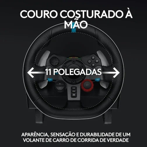 Volante e Pedais Logitech G29 Driving Force com Force Feedback para PS5, PS4, PS3 e PC - Imagem 7