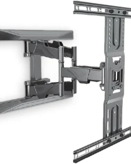 Suporte TV Articulado 32 a 86 Polegadas Universal Padrão VESA Até 46kg Regulável e Inclinável Horizontal Quarto Sala Preto