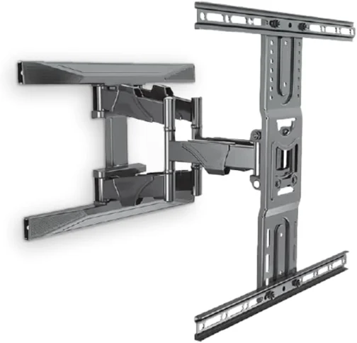 Suporte TV Articulado 32 a 86 Polegadas Universal Padrão VESA Até 46kg Regulável e Inclinável Horizontal Quarto Sala Preto - Imagem 2