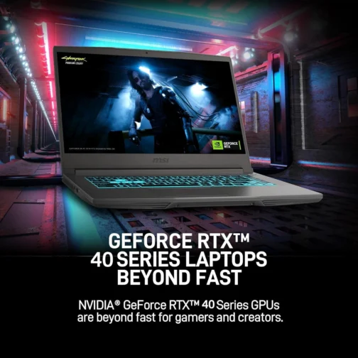 MSI Notebook para jogos IPS fino de 39.6 cm 144Hz FHD com bisel fino, AMD Ryzen 5 7535HS, NVIDIA GeForce RTX 4060 - Windows 11, com cabo HDMI (2025) (32 GB de RAM | SSD PCIe de 2 TB) - Imagem 5