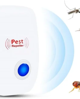 Repelente Eletrônico Ultrassônico Espanta Mosquitos Ratos Baratas Aranhas Formiga Moscas Insetos Seguro para Pets Humanos e Plantas Aparelho Elétrico