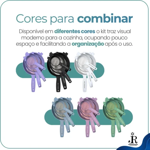 Kit Peneiras Cozinhas Coador, 4 tamanhos, Pequeno Médio Grande Extra Grande Trama Malha Resistente Reforçada - RJI Utilidades (Rosa) - Imagem 6