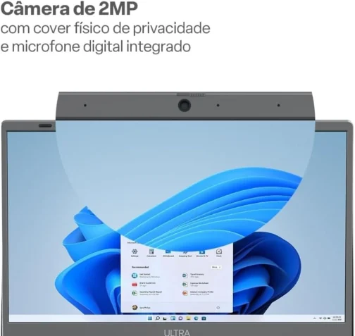 Notebook Multi Ultra Tela 14" HD Intel Pentium Gold 6500Y 4GB RAM 128GB Windows 11 Home - UB364 - Imagem 7