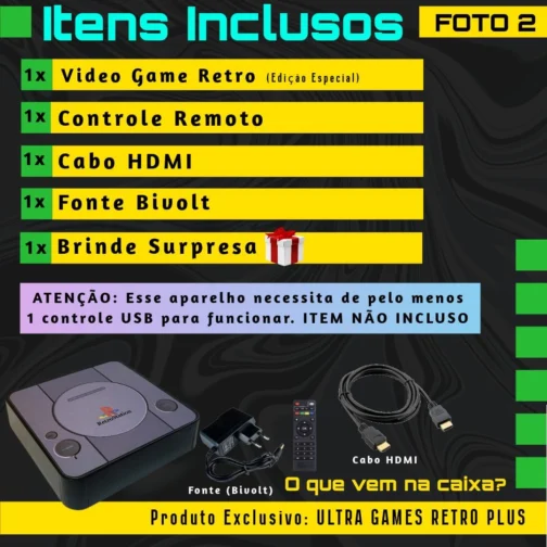 Video Game Retro PS Plus + 164 Mil jogos + Atualizado + Edição Especial - Imagem 3