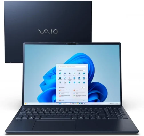 Notebook VAIO FE16 Intel Core i5-1334U Windows 11 Home 16GB RAM total 512GB SSD Tela 16" IPS WUXGA Antireflexo - Cinza Grafite - VJFE62F11X-B0321H - Imagem 2