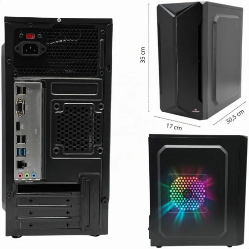 Computador Desktop SSD 256GB Windows HDMI VGA USB PC para Trabalho Home Office Estudo (Intel Core i5-4570 8GB RAM) - Imagem 3