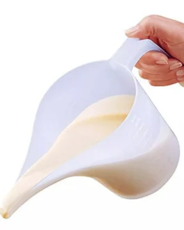 Jarra Funil Culinária 800ml Graduada Medidora Transparente Cozinha