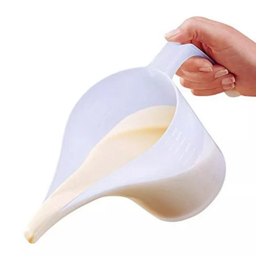Jarra Funil Culinária 800ml Graduada Medidora Transparente Cozinha - Imagem 2