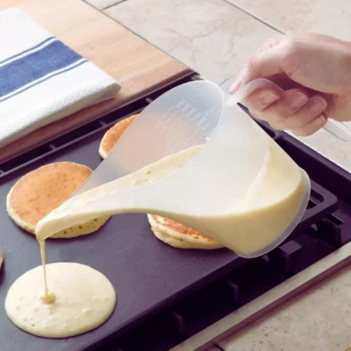 Jarra Funil Culinária 800ml Graduada Medidora Transparente Cozinha - Imagem 9