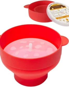 Pipoqueira em Silicone p/Micro-ondas – Vermelha – Culinná