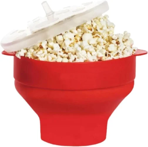 Pipoqueira em Silicone p/Micro-ondas – Vermelha – Culinná - Imagem 5