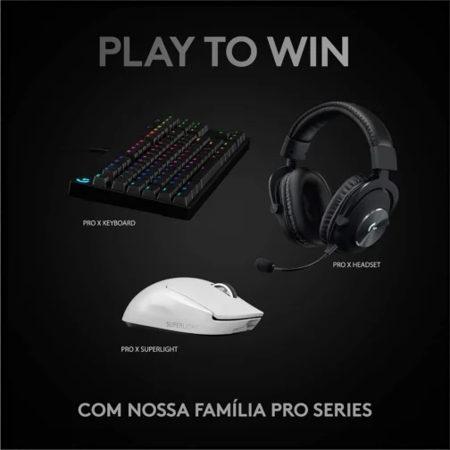 Mouse Gamer Sem Fio Logitech G PRO X SUPERLIGHT com Tecnologia LIGHTSPEED, Ultraleve 63g, 5 Botões Programáveis, Sensor HERO 25K e Bateria Recarregável - Compatível com POWERPLAY - Branco - Imagem 10