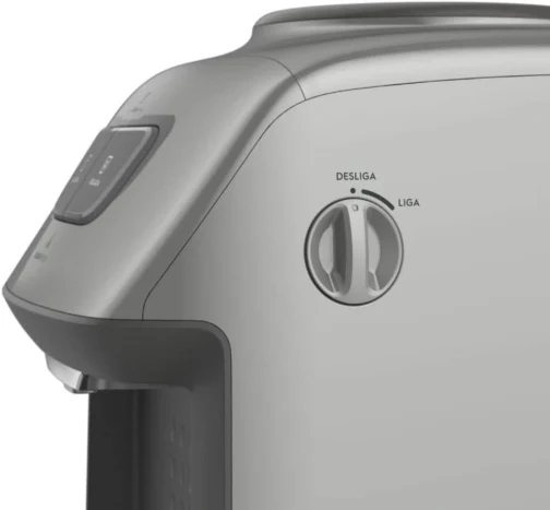 Bebedouro Electrolux de mesa bancada de Água Gelada Fria e Natural Elétrico Eletronico placa para galao garrafão com perfurador lacre Bivolt Cinza BE11X - Imagem 8