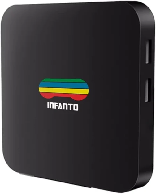 Console Retrô Infanto 4 com 44 mil jogos antigos (2 controles) (Com fio) - Imagem 5