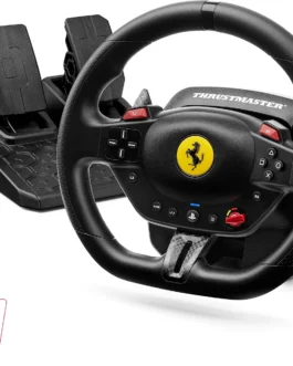 Thrustmaster T98 Ferrari 296 GTB – Volante e Pedais – PS5 e PC