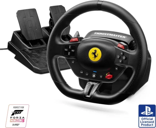 Thrustmaster T98 Ferrari 296 GTB - Volante e Pedais - PS5 e PC - Imagem 2