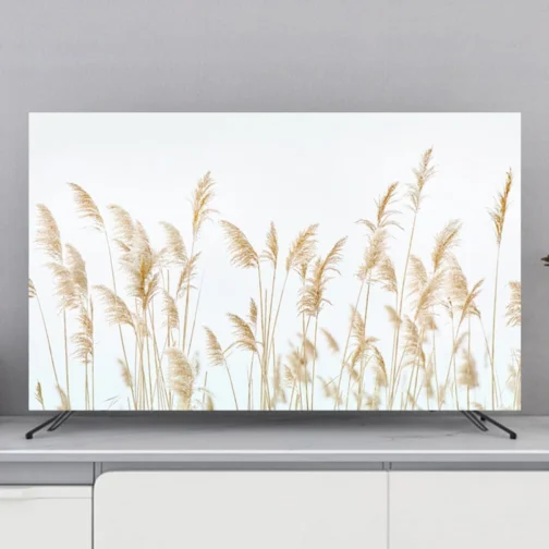 Capa de TV para ambientes internos para TV 32-80 polegadas tela protetora para LCD/LED TV computador cristal líquido pano protetor de tela quarto sala de estar decoração-branco||40-43 polegadas (102 x - Imagem 2