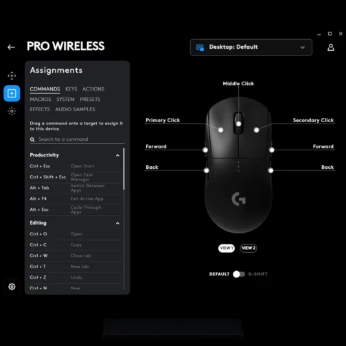 Mouse Gamer Sem Fio Logitech G PRO Wireless com Tecnologia LIGHTSPEED, RGB LIGHTSYNC, Design Ambidestro, 8 Botões Programáveis, Sensor HERO 25K e Bateria Recarregável - Compatível com POWERPLAY - Imagem 7