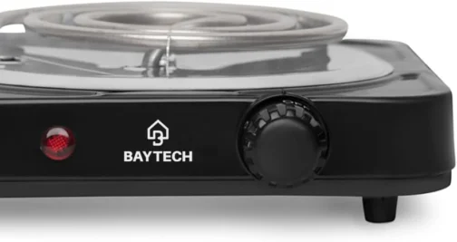 Fogareiro Elétrico Espiral 1 Boca 1000W Portátil BAYTECH (Preto, 220V) - Imagem 6