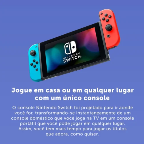 Bundle Nintendo Switch + Mario Kart 8 Deluxe + 3 Meses de Assinatura Nintendo Switch Online - Imagem 4