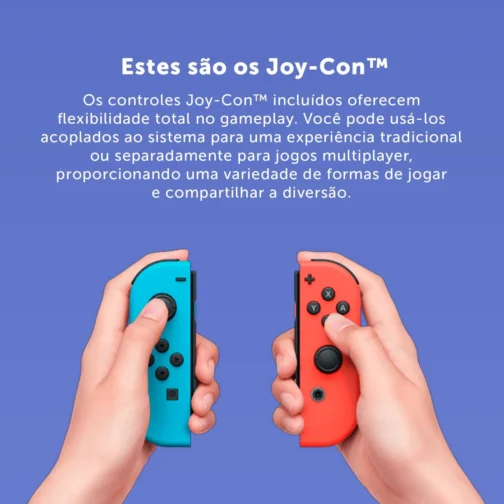 Bundle Nintendo Switch + Mario Kart 8 Deluxe + 3 Meses de Assinatura Nintendo Switch Online - Imagem 8