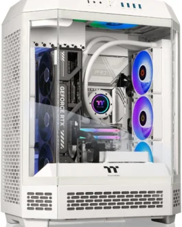 Thermaltake LCGS Reactor 9590S Desktop para jogos (AMD Ryzen™ 9 9950X3D, memória ToughRam 32GB DDR5 6000MT/s RGB, NVIDIA® GeForce RTX™ 5090, 2TB NVMe M.2, WiFi, Windows 11) T6WT-X87S-590-LCS