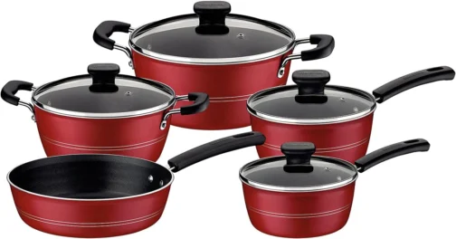 Tramontina Jogo Panelas Alum 5Pc Sicilia Ver - Imagem 2