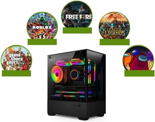 Computador Cpu PC Gamer I5 Ram 16GB Placa de vídeo GT 730 4GB SSD 240GB - Imagem 3