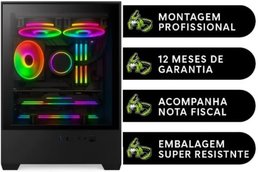Computador Cpu PC Gamer I5 Ram 16GB Placa de vídeo GT 730 4GB SSD 240GB - Imagem 4